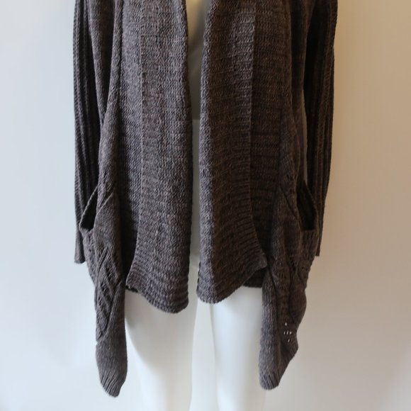 LINE. NO CLOSE ASYMMETRIC CARDIGAN SWEATER XS * - Picture 5 of 12